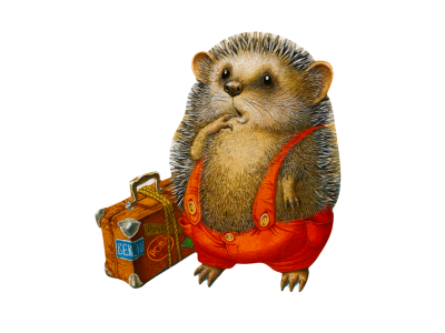 Ежик-путешественник